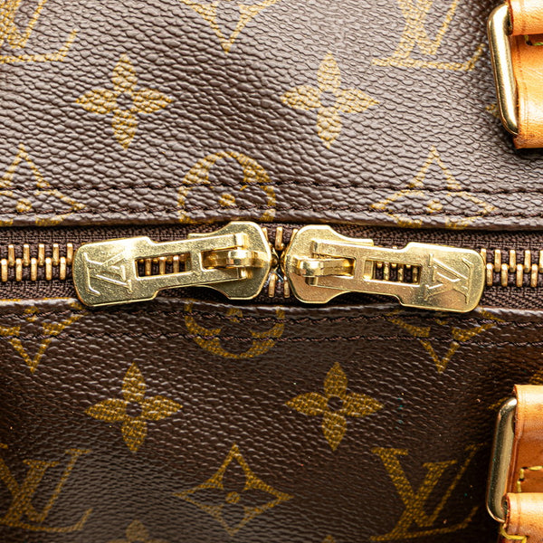 ルイ ヴィトン モノグラム キーポル バンドリエール50 ボストンバッグ ショルダーバッグ 2WAY M41416 ブラウン PVC レザー レディース LOUIS VUITTON 【中古】