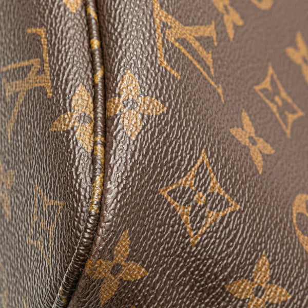 ルイ ヴィトン モノグラム ネヴァーフルPM ハンドバッグ トートバッグ M40155 ブラウン PVC レザー レディース LOUIS VUITTON 【中古】