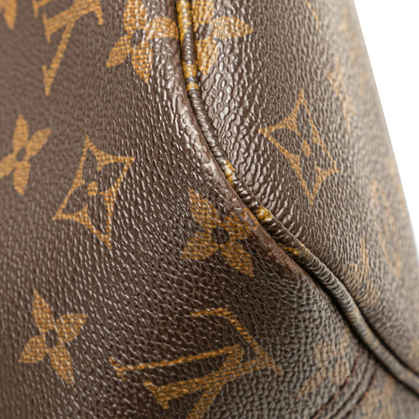 ルイ ヴィトン モノグラム ネヴァーフルPM ハンドバッグ トートバッグ M40155 ブラウン PVC レザー レディース LOUIS VUITTON 【中古】