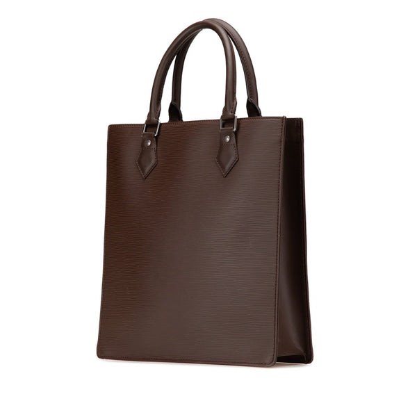 ルイ ヴィトン エピ サックプラPM ハンドバッグ トートバッグ M5274D ブラウン レザー レディース LOUIS VUITTON 【中古】