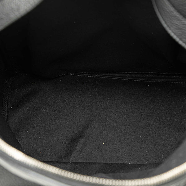 バレンシアガ エブリディ ロゴ リュック バックパック 552374 ブラック レザー レディース BALENCIAGA 【中古】
