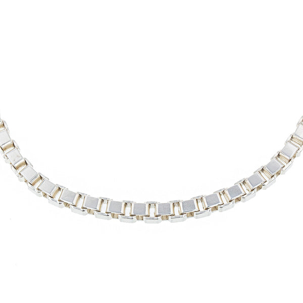 ティファニー SV925 シルバー ベネチアン ネックレス レディース TIFFANY&Co. 【中古】