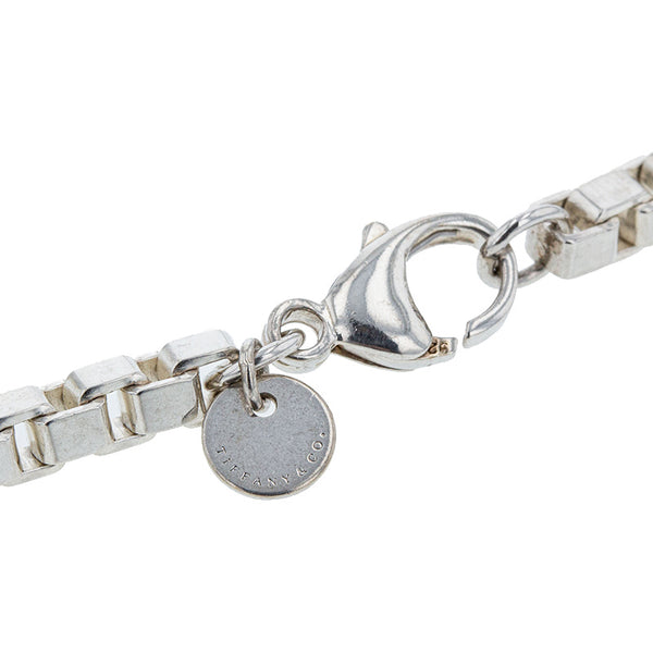 ティファニー SV925 シルバー ベネチアン ネックレス レディース TIFFANY&Co. 【中古】
