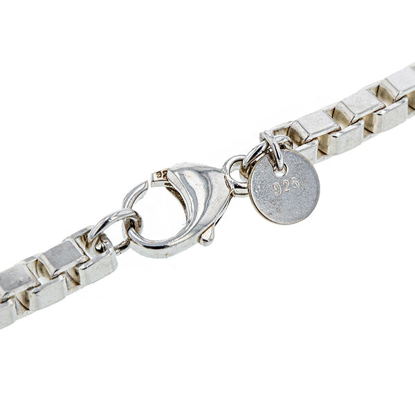 ティファニー SV925 シルバー ベネチアン ネックレス レディース TIFFANY&Co. 【中古】