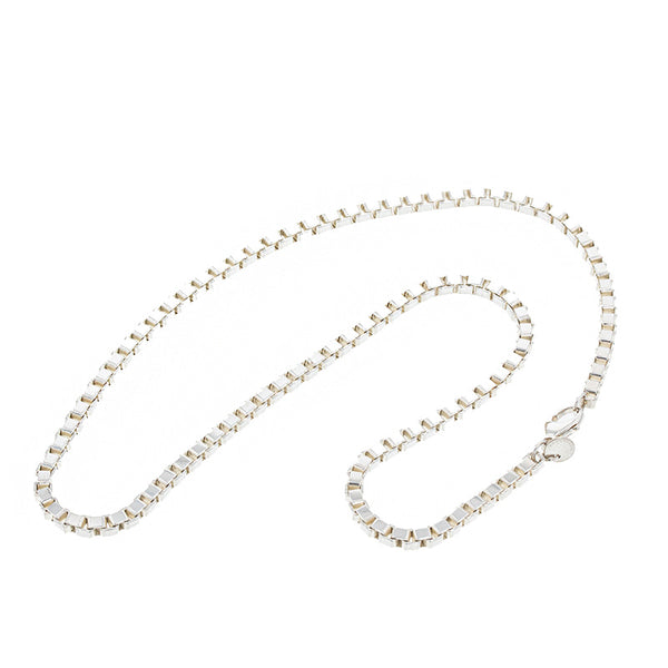 ティファニー SV925 シルバー ベネチアン ネックレス レディース TIFFANY&Co. 【中古】