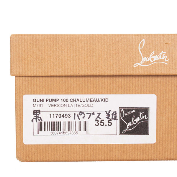 クリスチャンルブタン グニポンプ100 スタッズ 1170493 ホワイト レザー パンプス レディース Christian Louboutin 【中古】