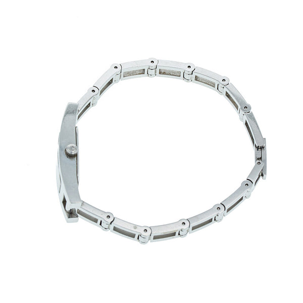 グッチ 3900L シルバー ステンレススチール 腕時計 レディース GUCCI クオーツ ホワイト文字盤 【中古】