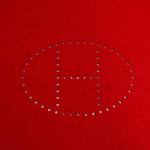 エルメス レッド フェルト ランチョンマット レディース HERMES 【中古】