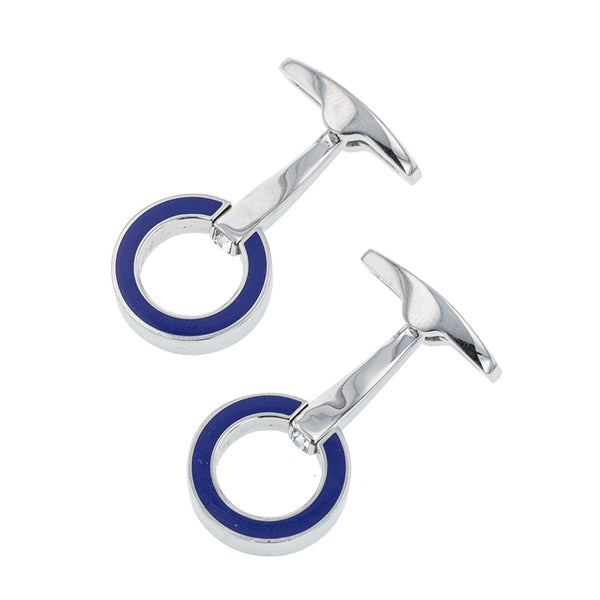 スワロフスキー ラインストーン カフス シルバー ブルー メタル レディース SWAROVSKI 【中古】