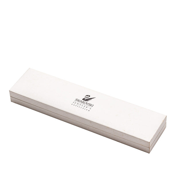 スワロフスキー ゴールド メッキ ラインストーン 月 太陽 ネックレス レディース SWAROVSKI 【中古】