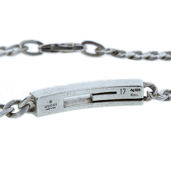 グッチ シルバー SV925 シルバー ブレスレット レディース GUCCI 【中古】