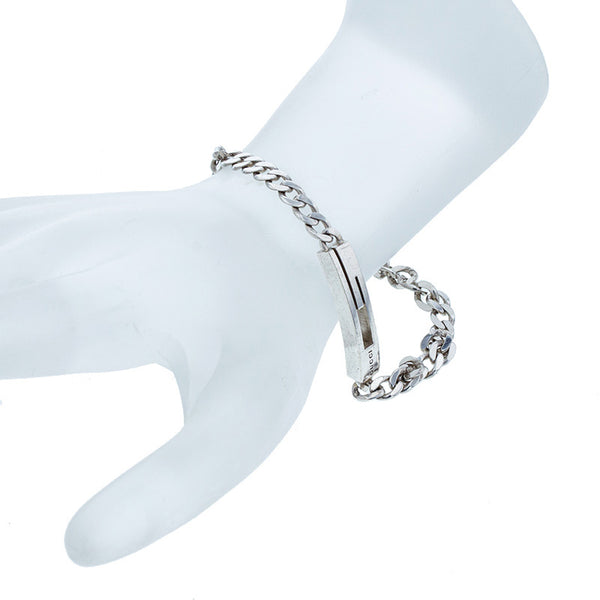 グッチ シルバー SV925 シルバー ブレスレット レディース GUCCI 【中古】