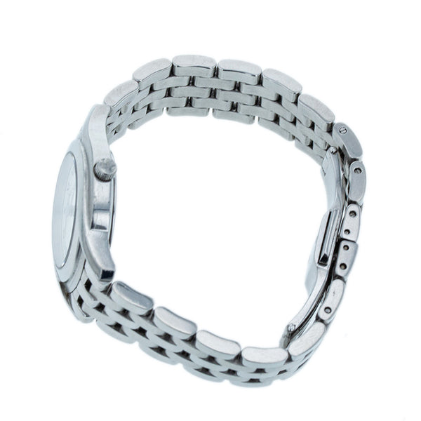 グッチ 5500L シルバー ステンレススチール 腕時計 レディース GUCCI クオーツ シルバー文字盤 【中古】