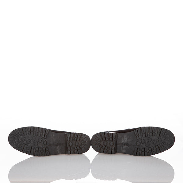 サルヴァトーレフェラガモ ガンチーニ ブラック スウェード ブーツ レディース Salvatore Ferragamo 【中古】