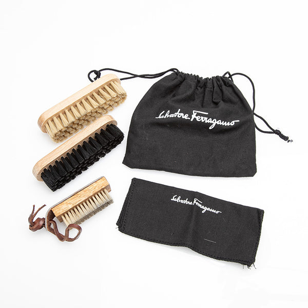 サルヴァトーレフェラガモ ガンチーニ ブラック スウェード ブーツ レディース Salvatore Ferragamo 【中古】