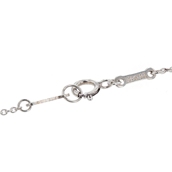 ティファニー SV925 シルバー エルサ ペレッティ オープンハート ネックレス レディース TIFFANY&Co. 【中古】