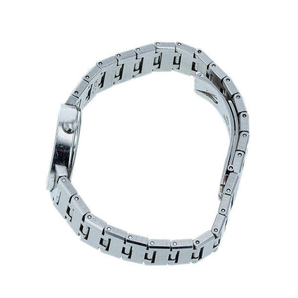 ブルガリ ブルガリブルガリ BB23SS シルバー ブラック ステンレススチール 腕時計 レディース BVLGARI クオーツ ブラック文字盤 【中古】