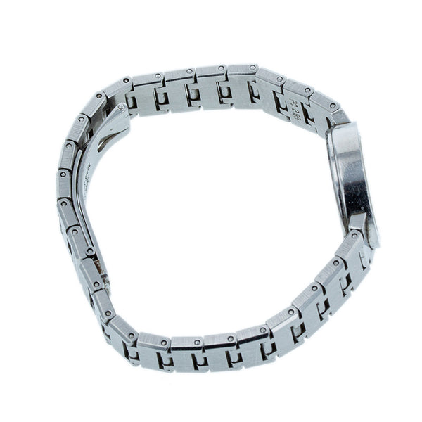 ブルガリ ブルガリブルガリ BB23SS シルバー ブラック ステンレススチール 腕時計 レディース BVLGARI クオーツ ブラック文字盤 【中古】