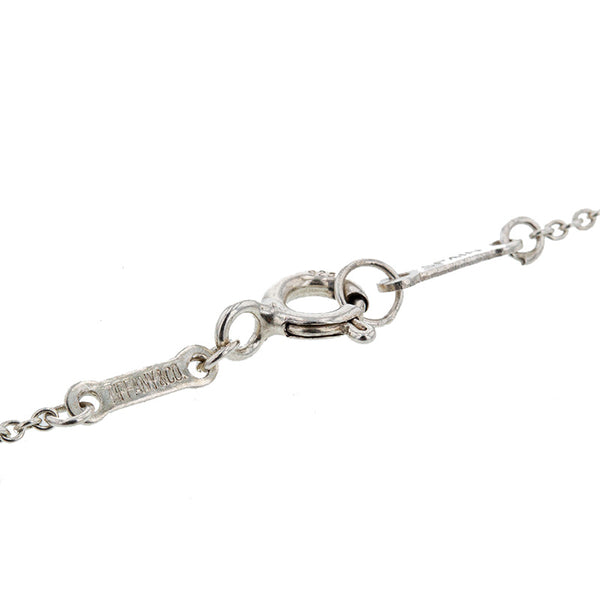 ティファニー SV925 シルバー エルサ ペレッティ オープンハート ネックレス レディース TIFFANY&Co. 【中古】