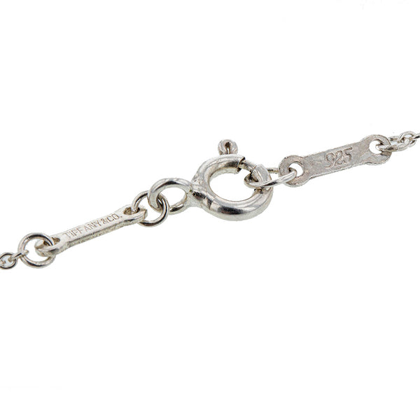 ティファニー SV925 シルバー エルサ ペレッティ オープンハート ネックレス レディース TIFFANY&Co. 【中古】