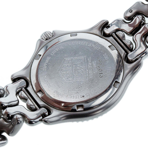 タグホイヤー S99.013 シルバー ステンレススチール 腕時計 メンズ TAG HEUER クオーツ ホワイト文字盤 【中古】
