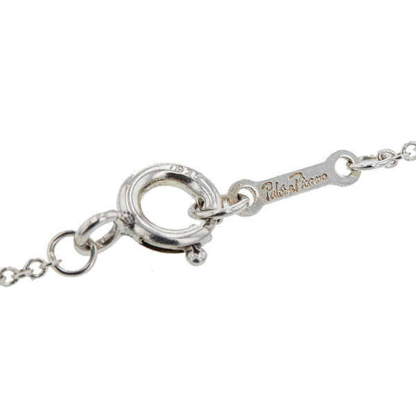 ティファニー SV925 シルバー パロマ ピカソ ラビング ハート ネックレス レディース TIFFANY&Co. 【中古】