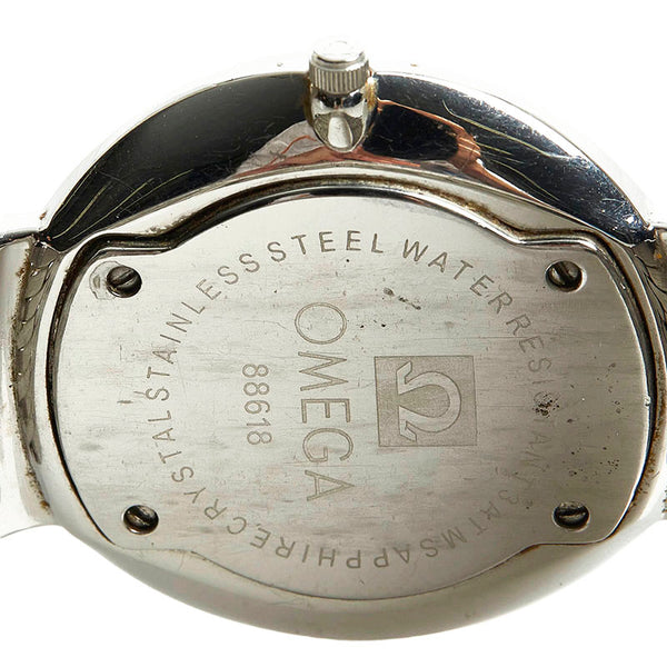 オメガ コンステレーション 4Pダイヤ 腕時計 クオーツ ホワイト文字盤 ステンレススチール メンズ OMEGA 【中古】