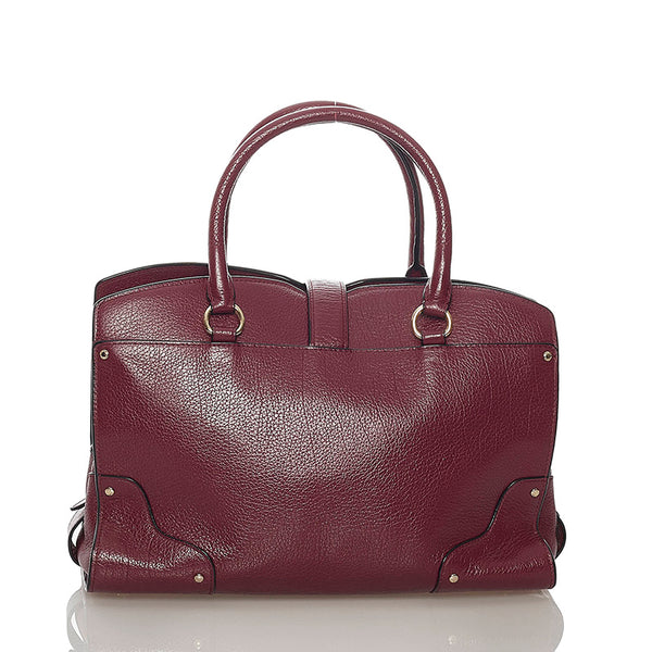 コーチ ハンドバッグ ショルダーバッグ 2WAY  ワインレッド レザー レディース COACH 【中古】