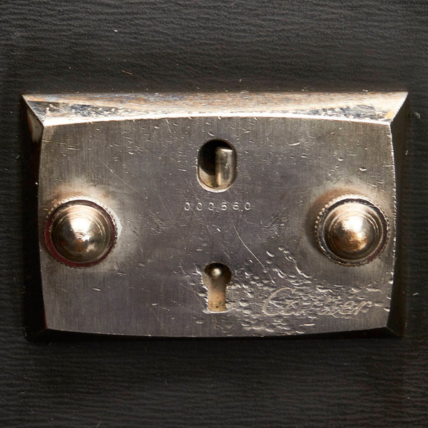 カルティエ ボストンバッグ ブラック レザー メンズ CARTIER 【中古】