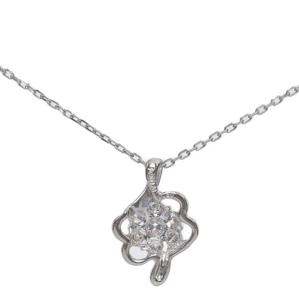 Pt900 プラチナ Pt850 プラチナ ダイヤ0.30ct ペンダント ネックレス レディース 【中古】