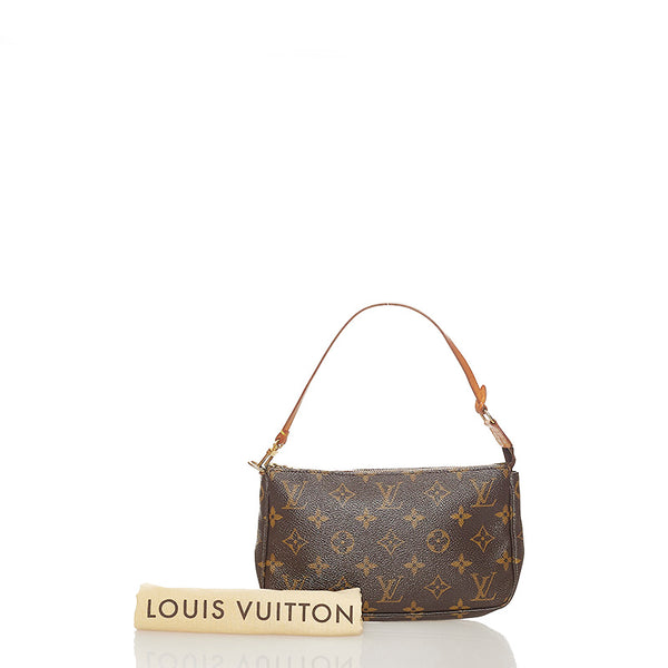 ルイ ヴィトン モノグラム アクセソワール M51980 ブラウン PVC レザー ハンドバッグ レディース LOUIS VUITTON 【中古】