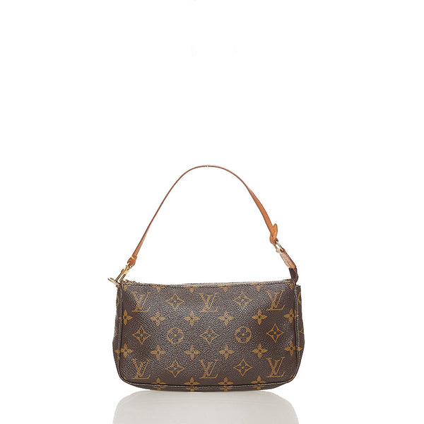ルイ ヴィトン モノグラム アクセソワール M51980 ブラウン PVC レザー ハンドバッグ レディース LOUIS VUITTON 【中古】