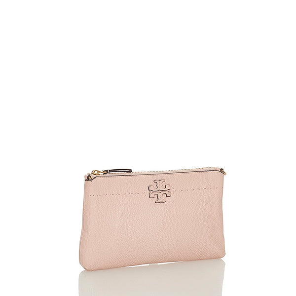 トリーバーチ ピンク レザー ショルダーバッグ レディース Tory Burch 【中古】