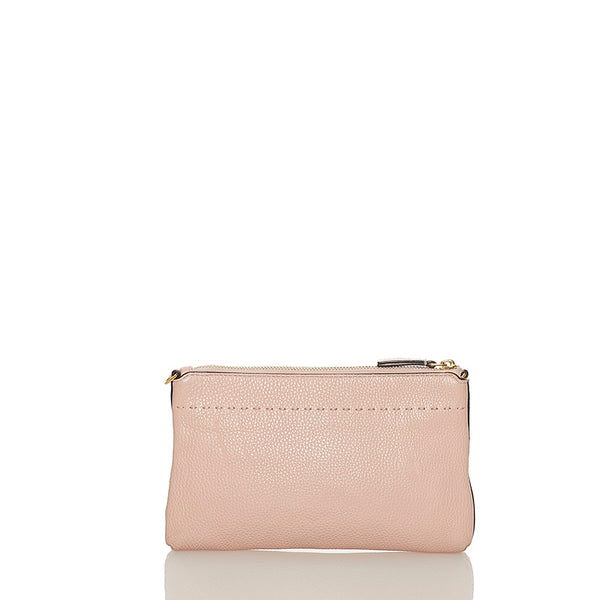 トリーバーチ ピンク レザー ショルダーバッグ レディース Tory Burch 【中古】