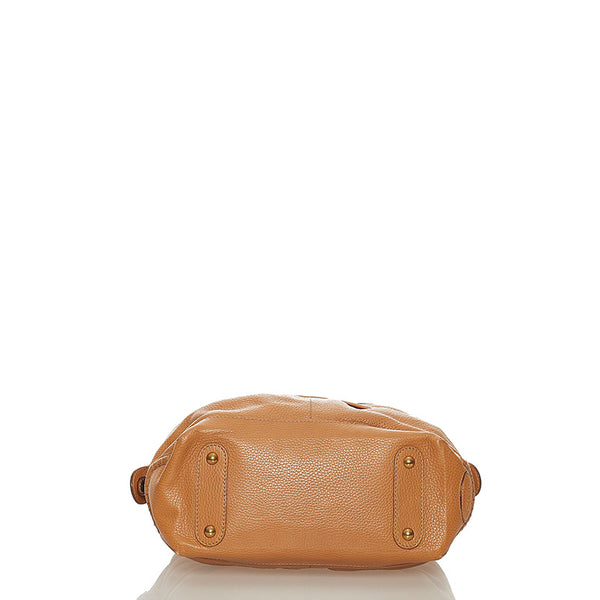 トッズ ブラウン レザー ハンドバッグ レディース TOD’S 【中古】
