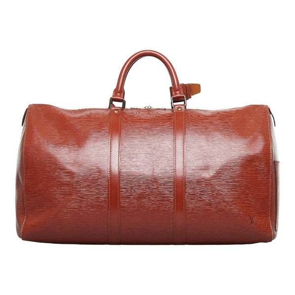 ルイ ヴィトン エピ キーポル50 ボストンバッグ トラベルバッグ M42968 ジパングゴールド ブラウン レザー レディース LOUIS VUITTON 【中古】