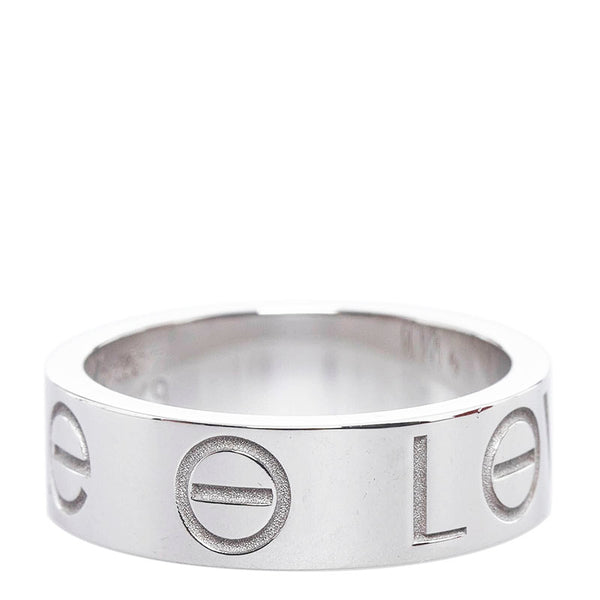 カルティエ ラブリング 2006年クリスマス限定 リング 指輪 K18WG ホワイトゴールド レディース CARTIER 【中古】