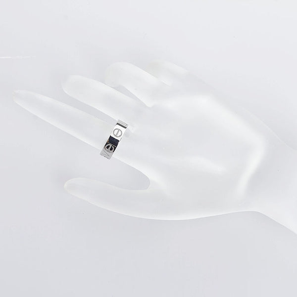 カルティエ ラブリング 2006年クリスマス限定 リング 指輪 K18WG ホワイトゴールド レディース CARTIER 【中古】