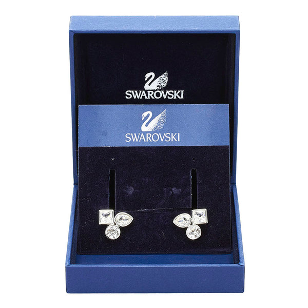 スワロフスキー イヤリング シルバー メタル レディース SWAROVSKI 【中古】