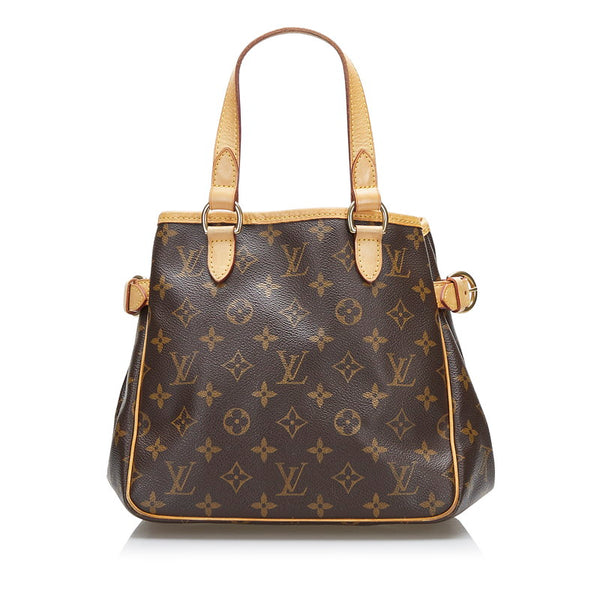 ルイ ヴィトン モノグラム バティニョール ハンドバッグ M51156 ブラウン PVC レザー レディース LOUIS VUITTON 【中古】