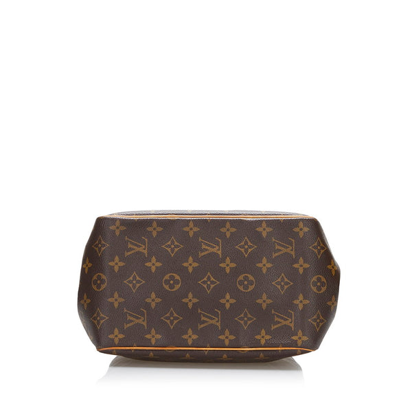 ルイ ヴィトン モノグラム バティニョール ハンドバッグ M51156 ブラウン PVC レザー レディース LOUIS VUITTON 【中古】