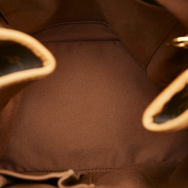 ルイ ヴィトン モノグラム バティニョール ハンドバッグ M51156 ブラウン PVC レザー レディース LOUIS VUITTON 【中古】