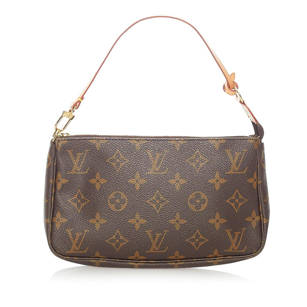 ルイ ヴィトン モノグラム アクセソワール アクセサリーポーチ M51980 ブラウン PVC レザー レディース LOUIS VUITTON 【中古】