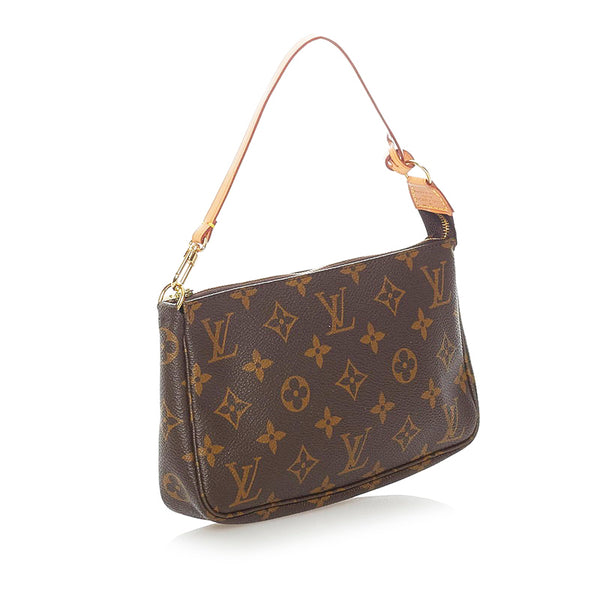 ルイ ヴィトン モノグラム アクセソワール アクセサリーポーチ M51980 ブラウン PVC レザー レディース LOUIS VUITTON 【中古】