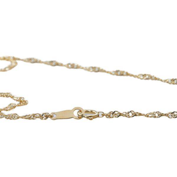 K18YG イエローゴールド ダイヤ1.00ct ネックレス レディース 【中古】