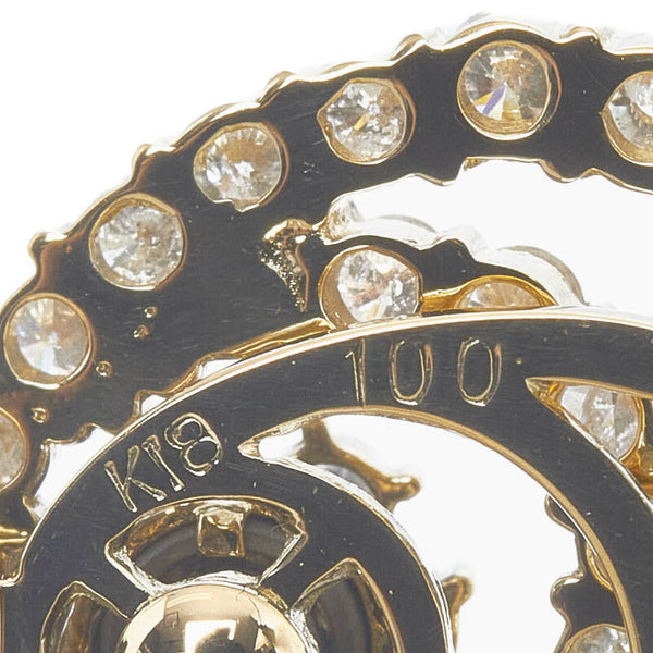 K18YG イエローゴールド ダイヤ1.00ct ネックレス レディース 【中古】