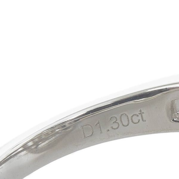 Pt900 プラチナ ダイヤ1.30ct リング 指輪 レディース 12号 【中古】