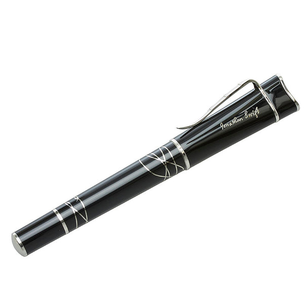 モンブラン ジョナサン スウィフト 作家シリーズ 万年筆 ブラック K18WG ホワイトゴールド メンズ MONTBLANC 【中古】