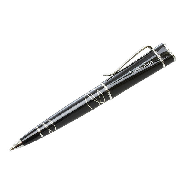 モンブラン ジョナサン スウィフト 作家シリーズ 万年筆 ブラック K18WG ホワイトゴールド メンズ MONTBLANC 【中古】