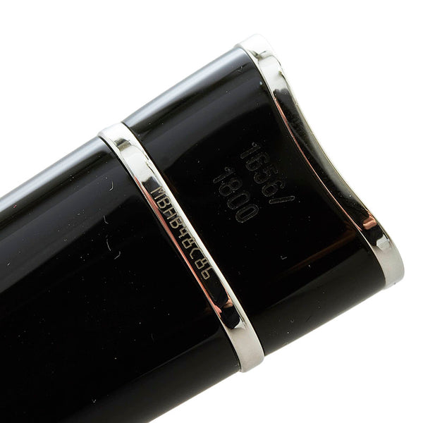 モンブラン ジョナサン スウィフト 作家シリーズ 万年筆 ブラック K18WG ホワイトゴールド メンズ MONTBLANC 【中古】